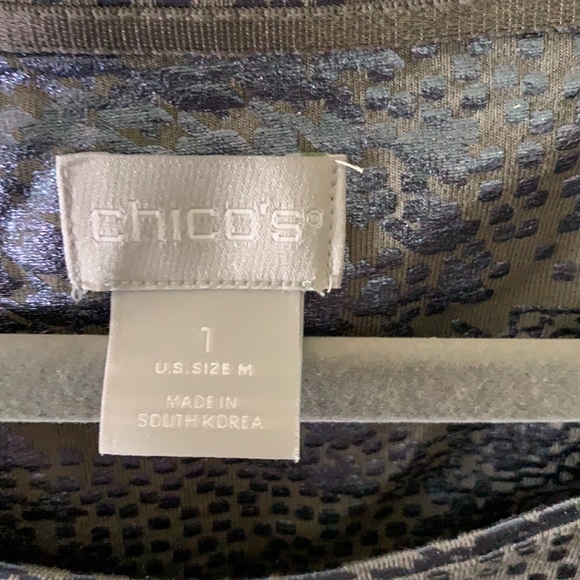 Chico’s top long sleeve - Picture 4 of 6